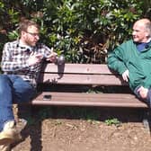 Landward presenter JJ Chalmers interviewing FEAT chairman Brian Robertson back in April.