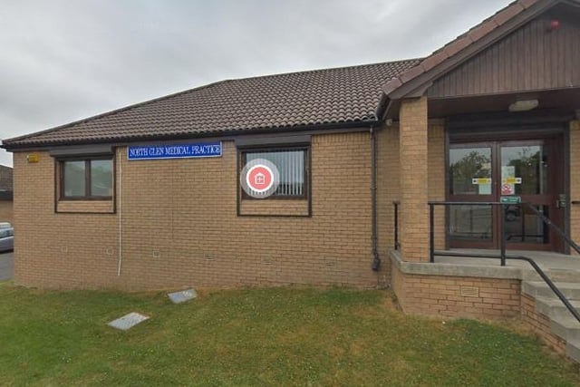 There are  1647 patients per GP at North Glen Medical Practice, Glenrothes. 
In total there are 8233 patients and five GPs.