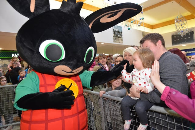 November 2016 saw Bing and Flop wow crowds at the Kingdom Shopping Centre as the popular Cbeebies duo made a guest appearance to switch on the lights.