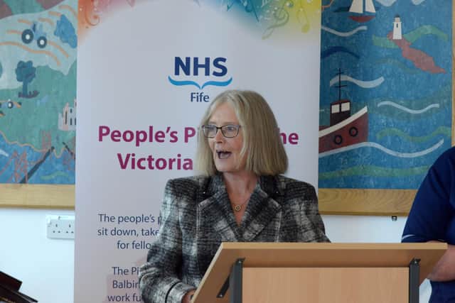Rt Hon Tricia Marwick is the chair of the Fife Health Charity’s Board of Trustees in addition to chairing Fife Health Board. Pic: George McLuskie.