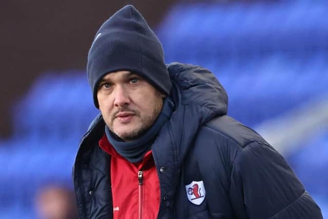 Raith Rovers manager Ian Murray is pictured at a freezing Caledonian Stadium during last Saturday's 2-1 away win against Inverness (Pic by Ross MacDonald/SNS Group)