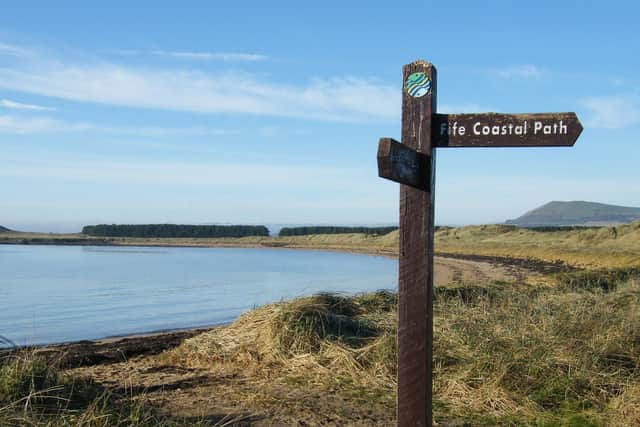 Fife Coastal Path signpost
