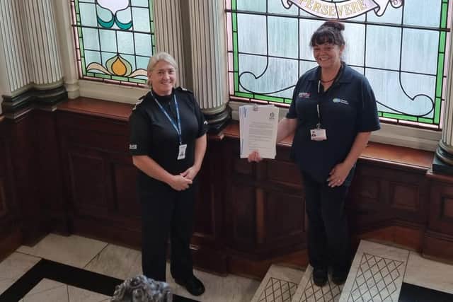 Police Sargent Elaine McArthur-Kerr of the North East Community Policing Team at Leith Police Station was consulted on content for the new 2022 time capsule