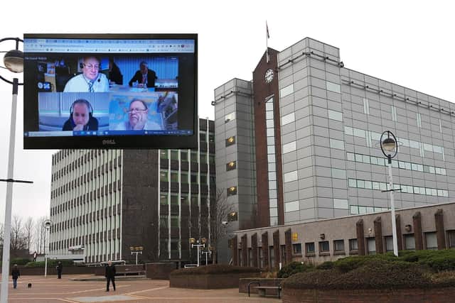 Fife Council is still operating with  virtual meetings