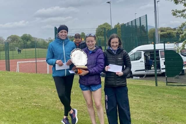 Fife AC's Annabel Simpson, who won the Loch Leven Half Marathon female race