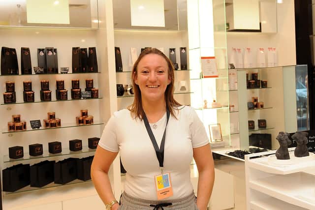 The new 15-17 store in Kirkcaldy opened at the weekend. Pictured is store employee Lisa Moug. Pic: Fife Photo Agency.