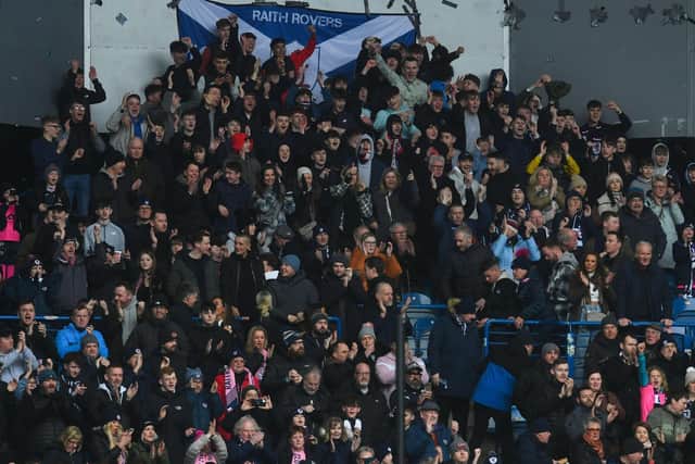 Raith Rovers fans pack out Ibrox Stadium's away section during last season's Scottish Cup quarter-final against Rangers - the club is hoping for the same again this weekend (Pic Craig Foy/SNS Group)