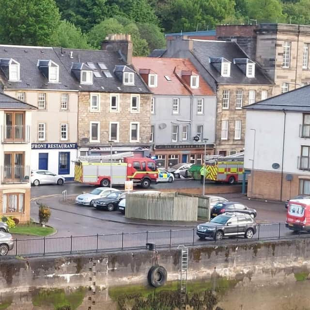 The crash happened early this morning. Picture: Fife Jammer Locations