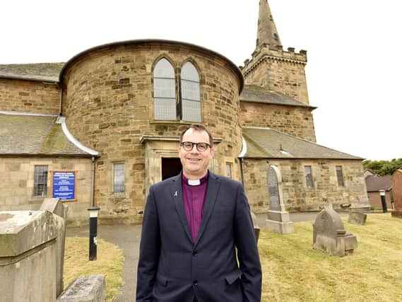 Justin Taylor, minister of Abbotshall Church.  Pic: Fife Photo Agency