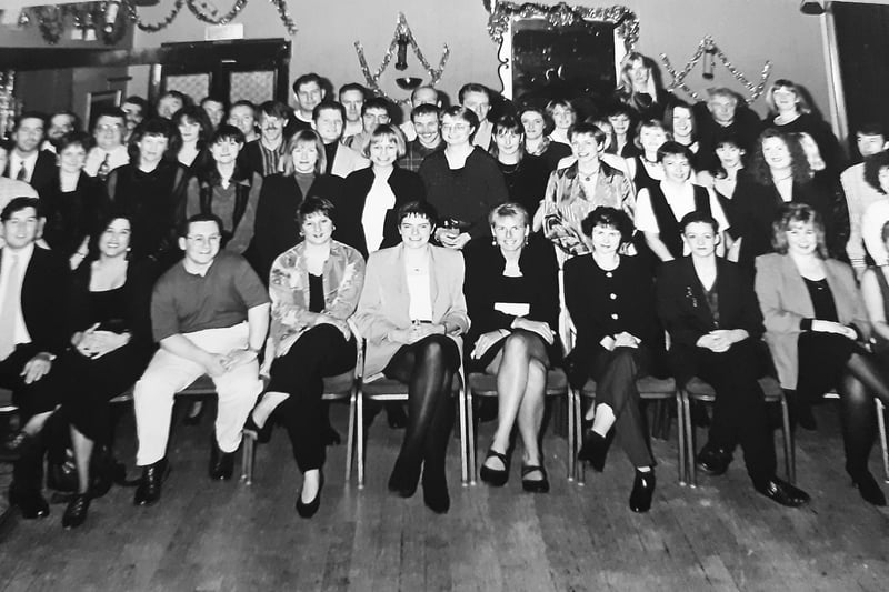 In 1996, former pupils at Auchmuty High School held a school reunion. Pictured are some of the guests.