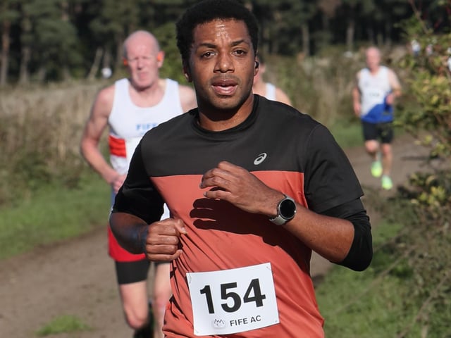 Sondai Smith at 2026’s Fife Athletic Club Giffordtown 5K near Ladybank on Sunday (Photo: Pete Bracegirdle)