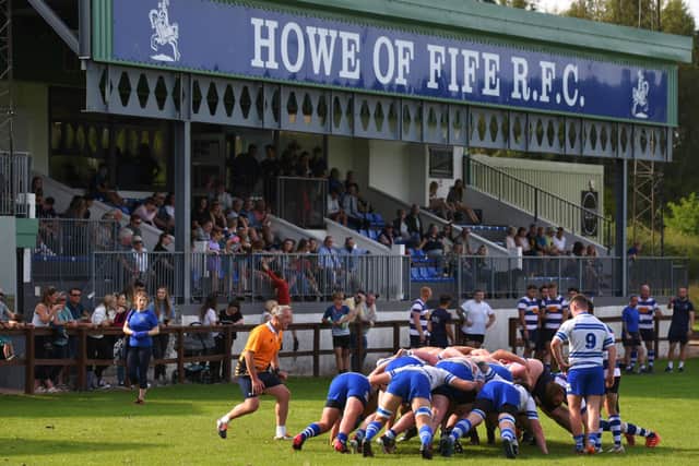 Howe take on Kirkcaldy in fort of a packed stand. Pic by Chris Reekie