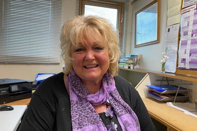 Hayfield Community Centre office manager, Sue Carey.