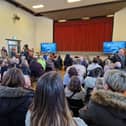 The packed meeting at Thornton Town Hall (Pic: Fife Free Press)