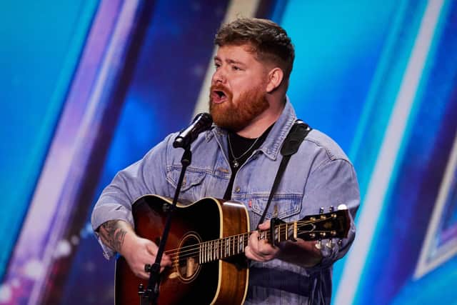 Cammy Barnes got a 'yes' from all four judges in his Britain's Got Talent audition.   (Pic: Thames/ITV)