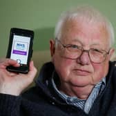 Malcolm Walker of Kirkcaldy who had issues with the Covid Passport app which left him and his wife unable to depart on a cruise that they had booked to voyage from Southampton on Easter Monday, 2022. Pic: Scott Louden.