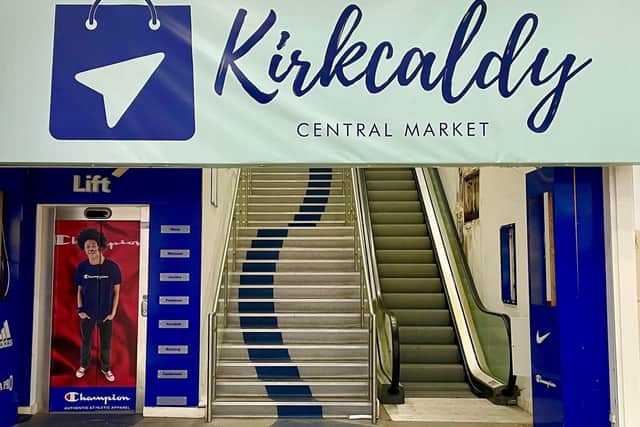 Kirkcaldy Central Market launched at the start of the month and it is located at the top of the escalator in the former JJB sports unit in the Mercat.
