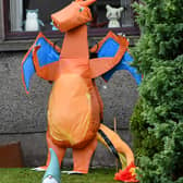 The scarecrows this year took on a number of themes, including this Pokemon inspired creation.  (Pic: Fife Photo Agency)
