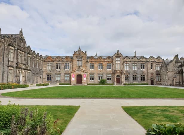 The hustings takes place at the University of St Andrews