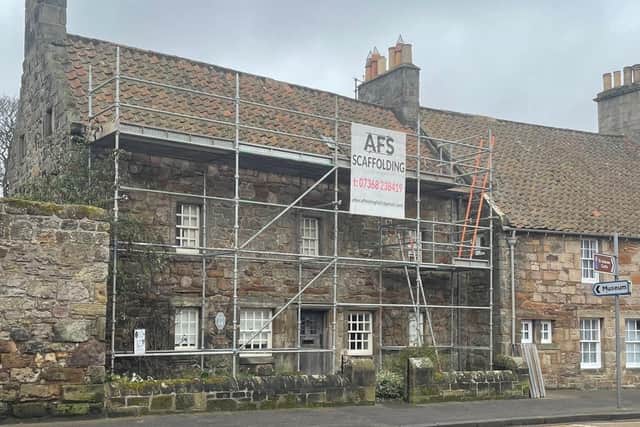 Roof restoration work has started at St Andrews Heritage Museum and Gardens (Pic: Submitted)