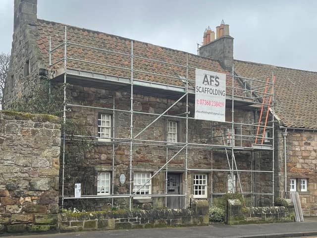 Roof restoration work has started at St Andrews Heritage Museum and Gardens (Pic: Submitted)