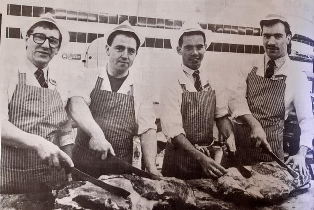 Wm Low re-opened its Kirkcaldy supermarket in The Postings after a complete transformation.
Pictured are the shop’s butchers - Ian MacDonald, Douglas Dryburgh, Daryl Boag and deputy manager Brian Lawson.