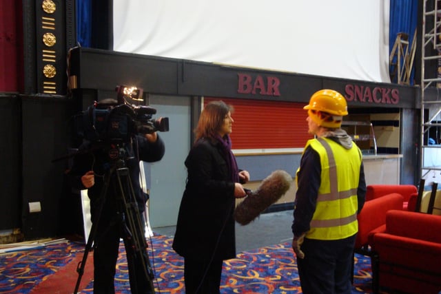 The campaign to create a community cinema brought STV to town for a special report