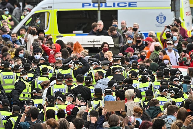 Perhaps the biggest story in Glasgow in 2021 - in a year which saw the city host COP26 - was the Kenmure Street protest. In May, crowds gathered around an immigration van after two men were removed from their flat. What started out as a small, unplanned protest grew into something more powerful, as hundreds of Glaswegians surrounded the van - with one evening shuffling underneath it - to prevent it from leaving. In a battle between the protesters and police, it was the former who won out. The two men were released to cheers.
