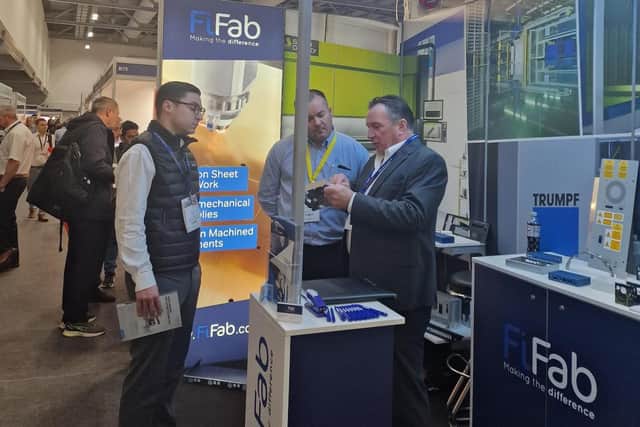 The FiFab stand at the trade fair (Pic: Submitted)