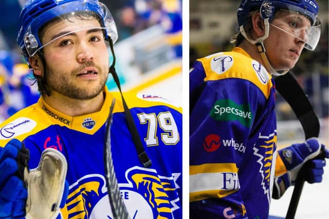 Brand Magee and Erik Naslund have signed for new teams (Pics: Fife Flyers)