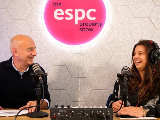 Paul Hilton and Megan Milne, hosts of The ESPC Property Show podcast