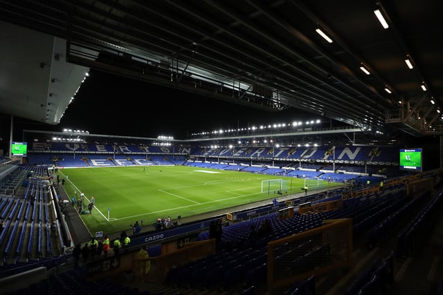 Club: Everton 
Capacity: 39,414
Opened: 1892
(Photo by Naomi Baker/Getty Images)