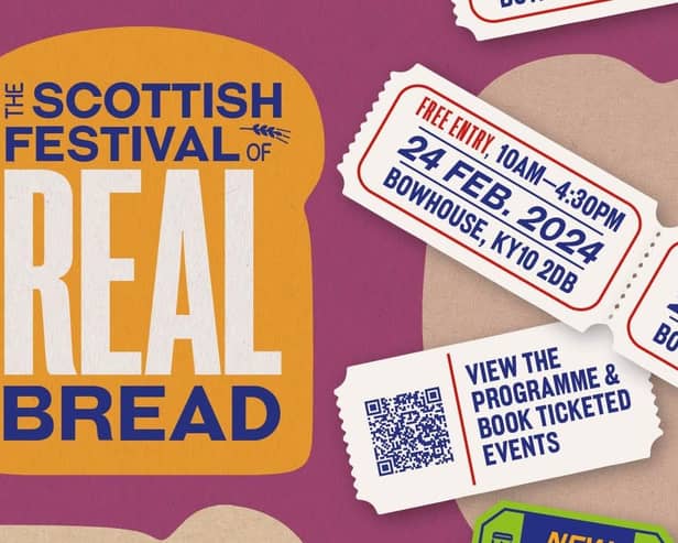 Poster promoting the Real Bread festival in Fife (Pic: Submitted)