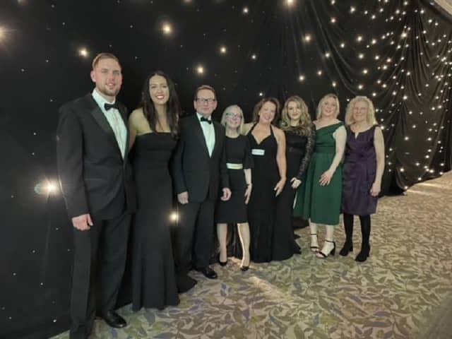 Representatives from the four Burntisland businesses who were winners or Highly Commended at the Scottish Independent Retail Awards 2024.  (Pic: submitted)