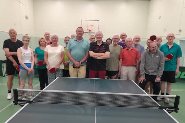 Big numbers are attending St Andrews Table Tennis Club summer evening sessions