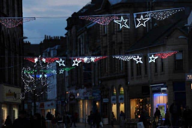 The Christmas lights on Kirkcaldy High Street will be switched on on Friday.