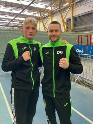 Kingdom fighters James Fish and Daryl Gray were both in boxing action in Motherwell