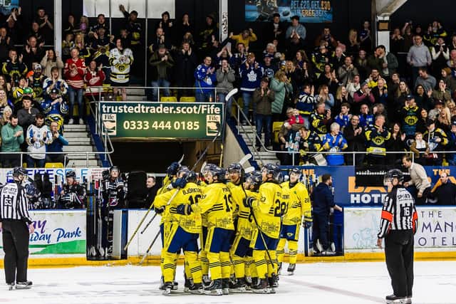 Fans and team celebrating | Pic Derek Young