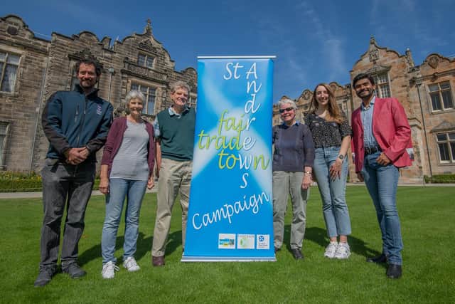 The support of the St Andrews Fair Trade Town Campaign was important to the university. (Photo: University of St Andrews /  Gayle McIntyre)