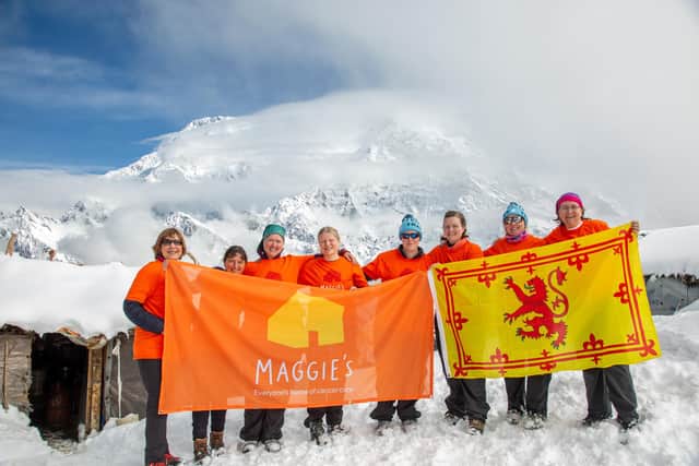 Caroline was one of eight who took part in the Nepalese trek which raised £27,000 for Maggie's centres in Fife and Dundee (Pic: Caroline Trotter)