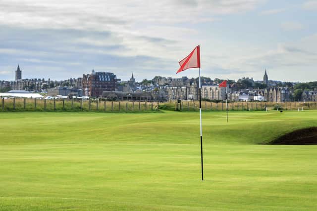 The St Andrews Links Golf Academy practice rea