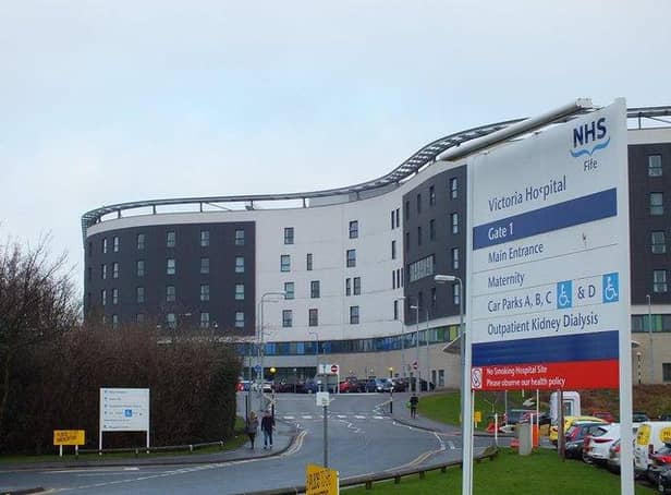 The remarks were made at Kirkcaldy's Victoria Hospital in November 2016. Pic: Jamie Callaghan.