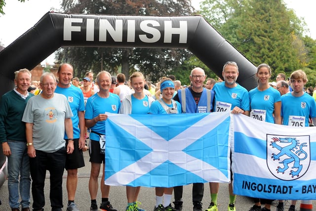 Runners from Kirkcaldy's twin town, Ingolstadt, travelled to the Long Toun to be part of the race festival