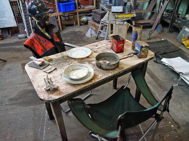 The museum section of the colliery has a huge number of original mining memorabilia on show, and has even preserved the original cutlery, plates and tins from the 50s and 60s