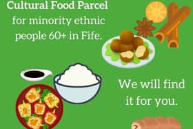 FCE cultural food parcel flyer.