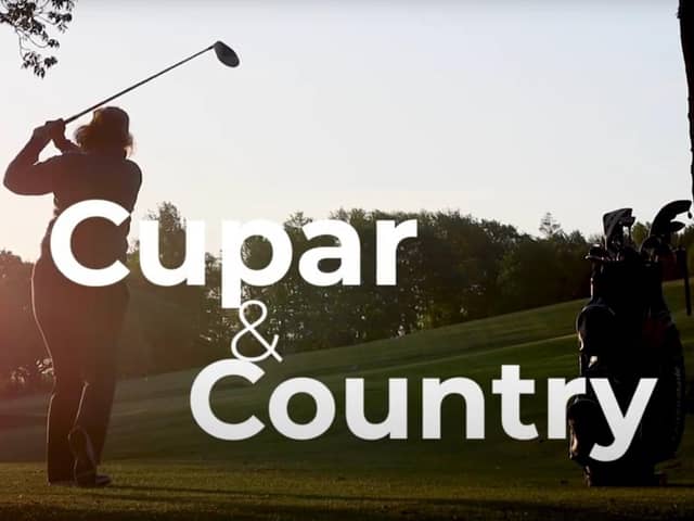 The TV advert aims to encourage visitors to the Open to take a look at what Cupar has to offer.