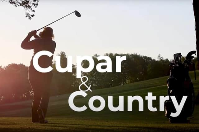 The TV advert aims to encourage visitors to the Open to take a look at what Cupar has to offer.