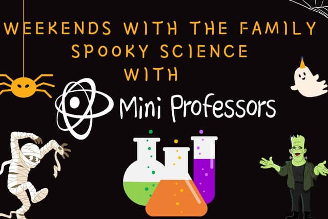 Kids can enjoy spooky science this weekend at Kirkcaldy and Dunfermline Galleries.