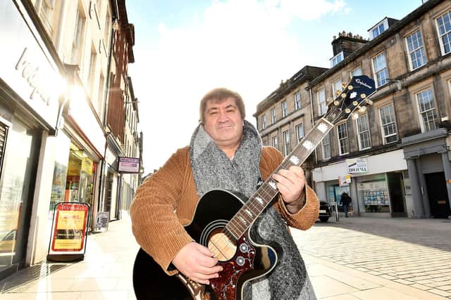 Songwriter Gary Stanton will unveil his debut album at the Kings Live Lounge in Kirkcaldy (Pic: Fife Photo Agency)