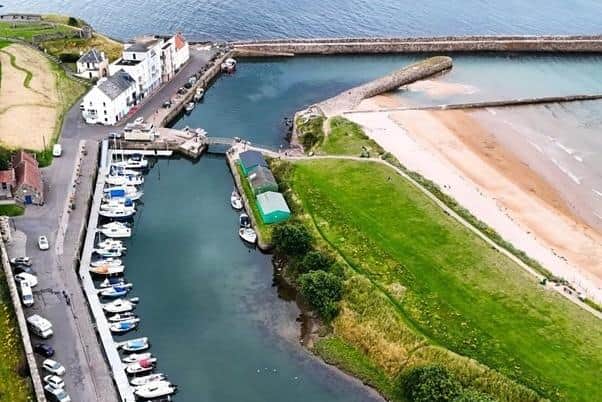 An aerial view of st Andrews Harbour | Pic: Submitted